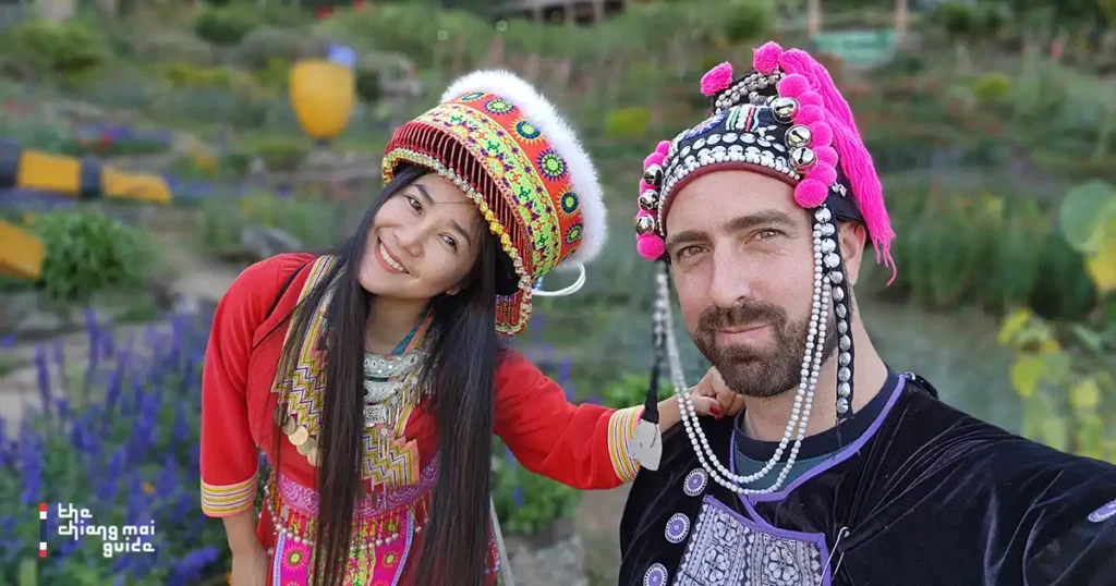 wearing cultural hmong costume